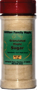 7oz. - Pure Vermont Granulated Maple Sugar Shaker