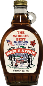 Half Pint (8oz.) - Glass Bottle of Pure Vermont Maple Syrup