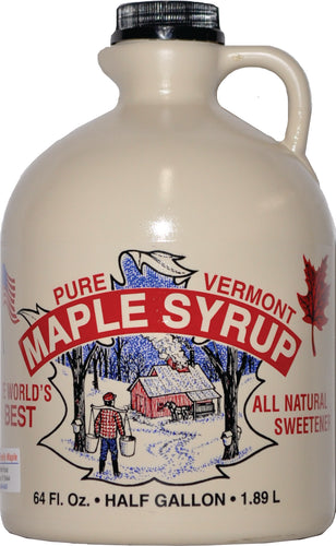 Half Gallon (64oz.) - Pure Vermont Maple Syrup