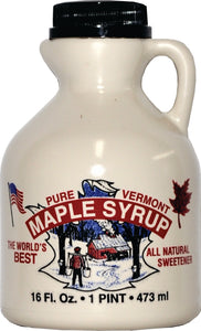 6-Pack of Pint (16oz.) Plastic Jugs of Pure Vermont Maple Syrup