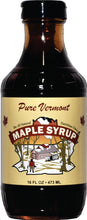 Load image into Gallery viewer, 4-Pack of Pint (16oz.) Glass Bottles of Pure Vermont Maple Syrup