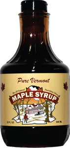 Quart (32oz.) - Glass Bottle of Pure Vermont Maple Syrup