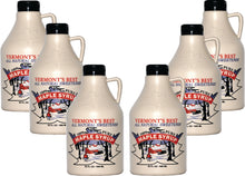 Load image into Gallery viewer, 6-Pack of Quart (32oz.) Plastic Jugs of Pure Vermont Maple Syrup